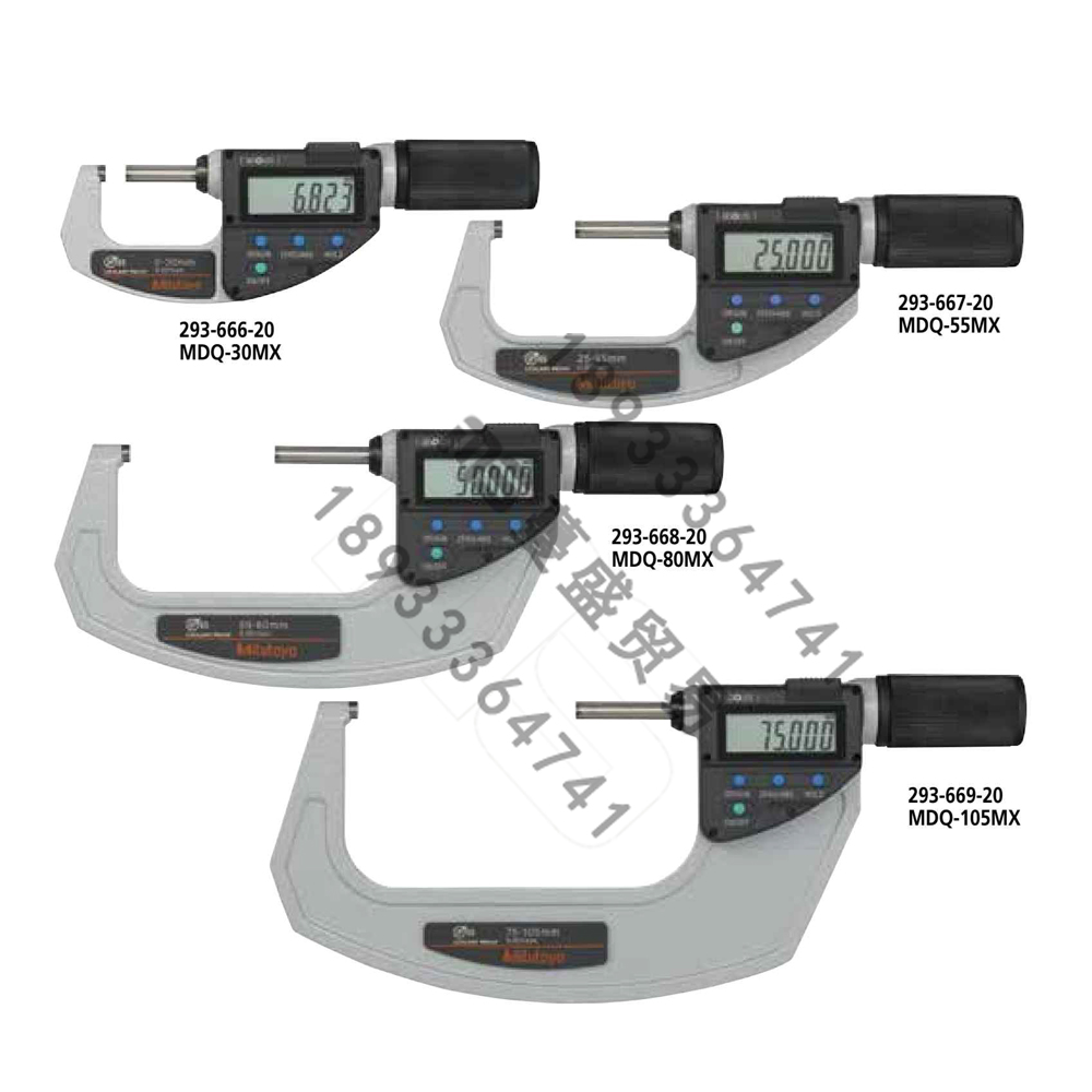 供應Mitutoyo三豐Quickmike293系列 — IP65 ABSOLUTE 數(shù)顯千分(fēn)尺MDQ-MX